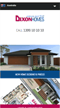 Mobile Screenshot of dixonhomes.com.au